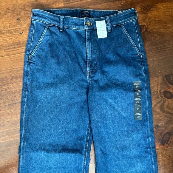 J Crew High Rise Trouser Jean Sz 30 - Picture 2 of 4